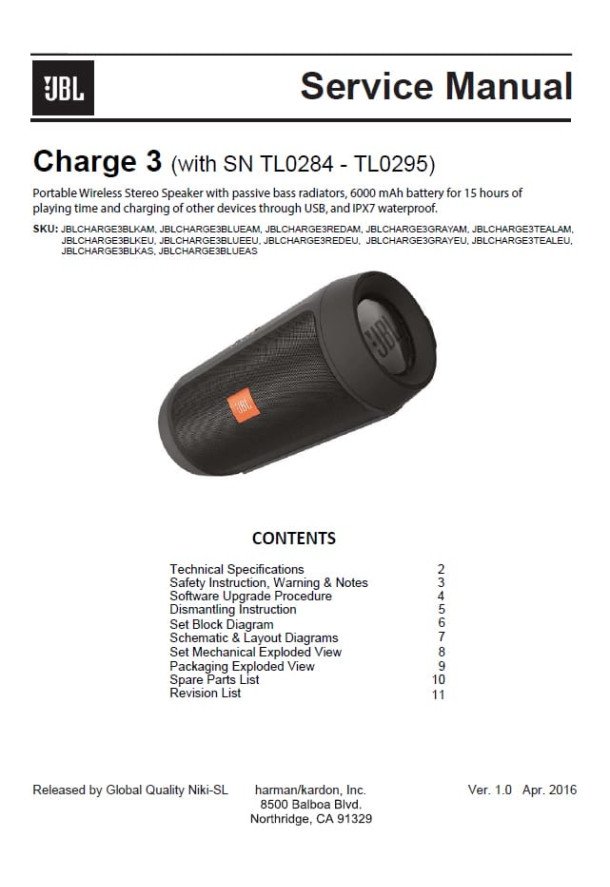 Charge 3 (SN with TL0284-TL0295) Ver.1.0